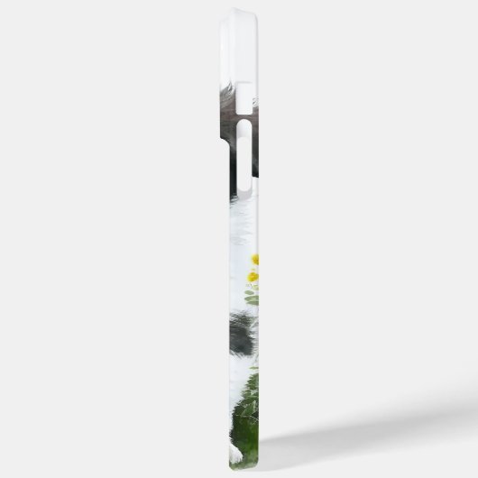 KUSTZWART EN WITTE GRENSCOLLIE PUPPY DOG Case-Mate iPhone CASE (Achterkant / Links)