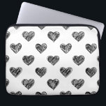 KUSTZWARTE HARTS DOODLES PATROON LAPTOP SLEEVE<br><div class="desc">KUSTZWARTE HARTS DOODLES PATROON LAPTOP SLEEVE</div>