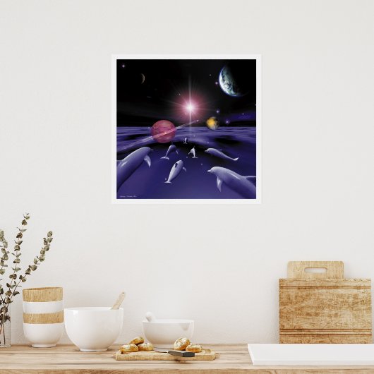 Kustzwemmers Poster (Keuken)