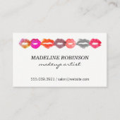 Kusvlekken / Kleurrijk Visitekaartje (Voorkant)