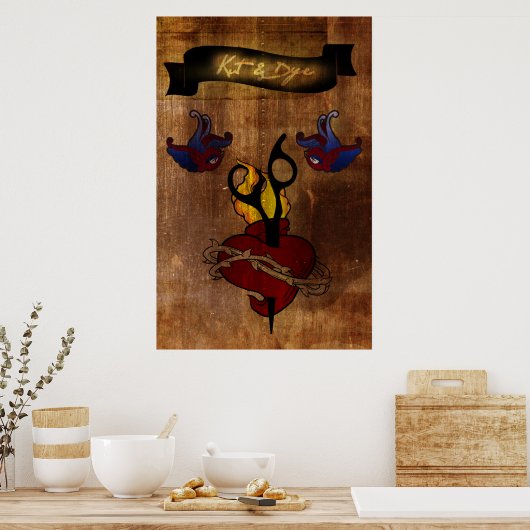 Kut & Dye Poster (Keuken)