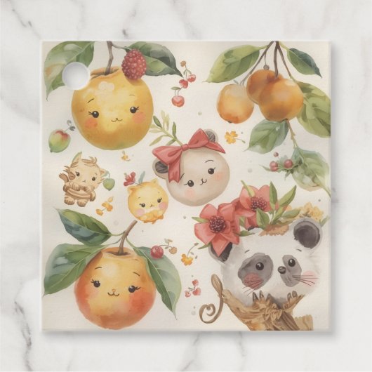 Kut Fruit Favor Labels (Voorkant)