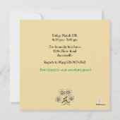 Kut goud - Foto St. Patrick's Day Birthday Inv Kaart (Achterkant)