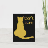 Kut Kat Quote Cartoon Vector Uitknip Kaart (Voorkant)