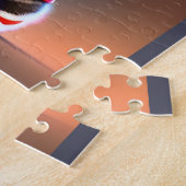 Kut Kat Speelt Voetbal Legpuzzel (Zijkant)