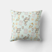 Kut Kawaii Kittens & Paws Worp Kussen (Achterkant)