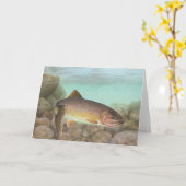 Kut-keel-forel Logo Kaart (Gele Bloem)