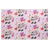Kut koe met hartenpatroonbeeld stof (Fat Quarter)
