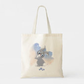 Kut Konijn met Bril Persoonlijk Tote Bag (Achterkant)