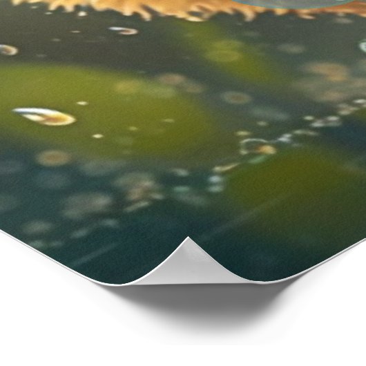 Kut Kuiken Dansen in de Regen Kunst Poster (Hoek)