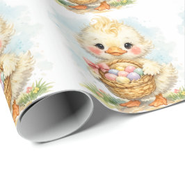 Kut Kuiken Paaseieren Feestje Cadeaupapier