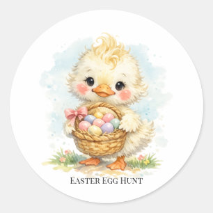 Kut Kuikentje Paasei Feestje Ronde Sticker