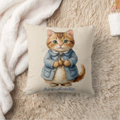 Kut Oud Modieus Kitty Personaliseer Kussen (Deken)