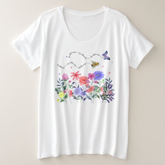 Kut Trump Plus Size T-shirt (Design voorkant)