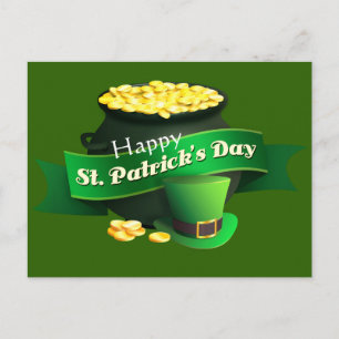 Kut van Gold St Patrick's Day Briefkaart