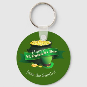 Kut van Gold St Patrick's Day Sleutelhanger