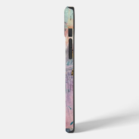 Kut witte kat gepersonaliseerd Case-Mate iPhone case (Achterkant / Links)