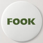 Kut witte kolossale knop ronde button 6,0 cm (Voorkant)
