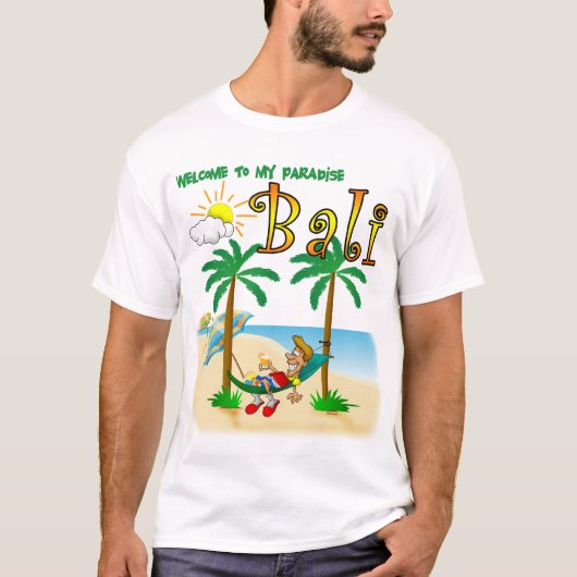 Kuta Bali Beach Tshirt (Voorkant)