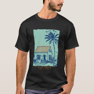 Kuta Bali Indonesië Souvenir Vintage Surf Kunst T-shirt