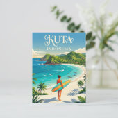 Kuta Indonesië Briefkaart (Staand voorkant)