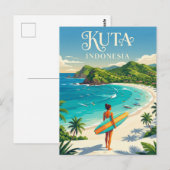 Kuta Indonesië Briefkaart (Voorkant / Achterkant)