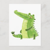 Kutalligator Briefkaart (Voorkant)