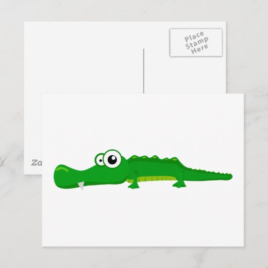 Kutalligator Briefkaart (Voorkant / Achterkant)