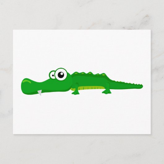 Kutalligator Briefkaart (Voorkant)