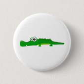Kutalligator Ronde Button 5,7 Cm (Voorkant)