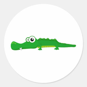 Kutalligator Ronde Sticker
