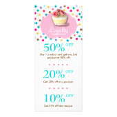 Kutbakkerij Kuppelletafkorting Polka Dot. 2 Reclamekaart (Voorkant)