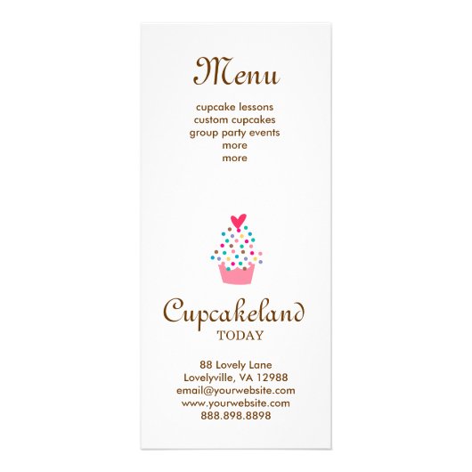 Kutbakkerij Kuppelletafkorting Polka Dot. 2 Reclamekaart (Achterkant)