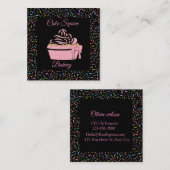 Kutbakkerijplein, 2,5-inch x 2,5-inch Visitekaartj Vierkante Visitekaartje (Voorkant / Achterkant)