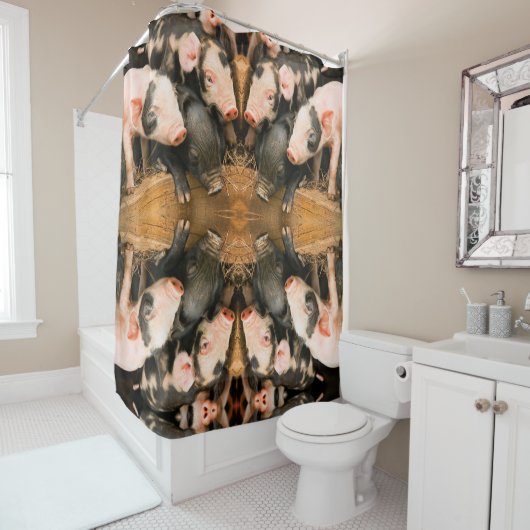 Kutbiggen Douchegordijn (In situ)