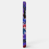 Kutblauw abstract schilderij Case-Mate iPhone case (Achterkant/links)