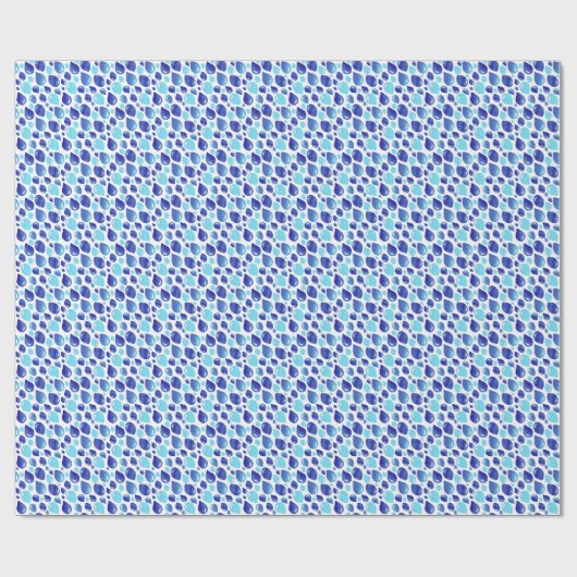 Kutblauw ballonpapier van het Kind Patroonwikkel Cadeaupapier (Vlak)