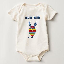 Kutblauw paasei romper