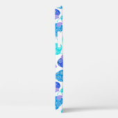 Kutblauwe aquatische peratuurparelpatronen Case-Mate iPhone case (Achterkant / Rechts)