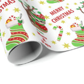 Kutboomgaard en Kinder kerstinslag Cadeaupapier (Rol Hoek)