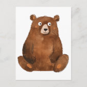 Kutbruin beer briefkaart (Voorkant)