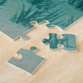 Kutbruine konijnenkonijnenzogende kinderen legpuzzel (Zijkant)