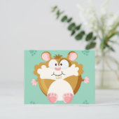 Kutcirkelhamster Briefkaart (Staand voorkant)