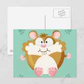 Kutcirkelhamster Briefkaart (Voorkant / Achterkant)