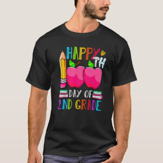Kute 100 dagen 2e graad Happy 100e dag Scho T-shirt