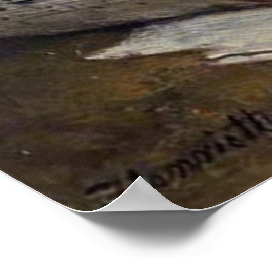 Kute  ( 1886 ) Two Kittens Poster (Hoek)