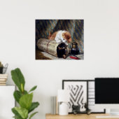 Kute  ( 1886 ) Two Kittens Poster (Thuiskantoor)