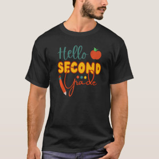 Kute 2e klas Kinder school Hallo Tweede graad Tea T-shirt