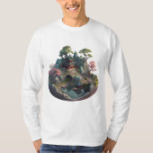 Kute 3D Landscape Mannen Long-sleeve T-shirt (Voorkant)