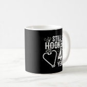 Kute 41e Jubileum paren, gehuwd 41 jaar Koffiemok (Voorkant rechts)